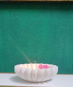 Bol en marbre, accessoire de luxe pour la maison, vaisselle élégante pour l'hôtellerie, bol moderne et minimaliste en pierre - Product Image 5