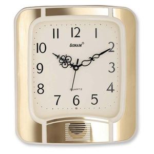 Sonam 11-Inch Round Analog Quartz Wall <b>Clock</b> ABS Plastic Oversized Silent <b>Battery</b> Operated Minimalist Design Office Home Decor - Product Image 4