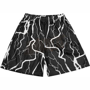 Double <b>Layer</b> 100% Cotton Knitted Shorts Breathable Quick Dry Eco-Friendly <b>Mid</b> Waist Drawstring Closure Custom Men - Product Image 6