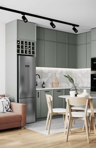 ตู้ครัวสำเร็จรูปไม้จริง SANYANG ดีไซน์ทันสมัยอเนกประสงค์สำหรับบ้านพักตากอากาศ - Product Image 4