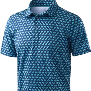 Camisas Polo para Hombre al por Mayor con Logotipo Personalizado, Camisas Polo de Algodón de Manga Corta, Fabricante de Camisas Polo para Hombre OEM - Product Image 1