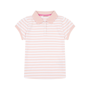 Camiseta Polo Casual para Niñas, de Manga Corta, Tejida y Bordada, con Diseño de Rosa de Cristal, Personalizable, al por Mayor - Product Image 1