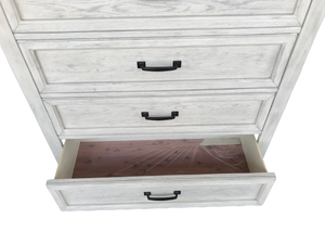 Coffre 5 tiroirs en chêne massif de style moderne de haute qualité pour chambre à coucher ou salon meubles de maison ou hôtel fabriqué au Vietnam - Product Image 3