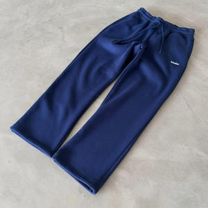 Custom Cotton Men's Blank <b>Wide</b> <b>Leg</b> Sweat PantsHot Custom Logo New Sweatpants Plain Loose <b>Joggers</b> Pants Men Cotton Mens <b>Joggers</b> - Product Image 2
