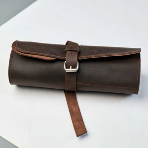 Bolsas organizadoras de herramientas de cuero premium personalizadas, proveedor mayorista, marca personalizada, calidad de exportación, almacenamiento portátil, rollo de herramientas de cuero. - Product Image 4