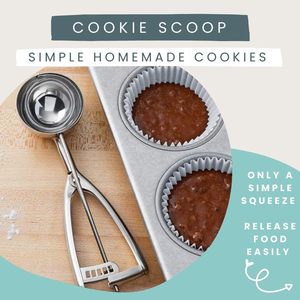 Premium Quality Sale <b>Cookie</b> Scoop Set Stainless Steel Ice Cream Scooper with Trigger Release <b>Cookie</b> Scooper for Baking - Product Image 4