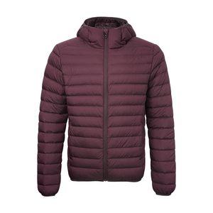 Light Padded Knitted Canvas Winter Jacket Single Button Closure Casual Waterproof Windproof <b>Feather</b> <b>Down</b> Jackets for Kids Front - Product Image 2