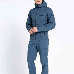 Conjunto Deportivo Ligero Cortavientos para Correr, Corte Ajustado, Transpirable, Impermeable, Dos Piezas - Product Image 1