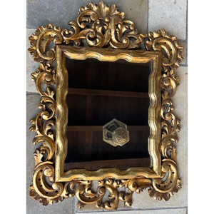 Handcrafted Walnut Wood Carved Victorian <b>Mirror</b> | Moradabad Wholesale - Product Image 1