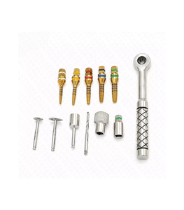 Kit de Implantes Dentales, Expansor Óseo, Brocas Cónicas de Compresión, Juego de Equipo Dental Manual de Acero, Certificado CE por Grip Surgical - Product Image 5