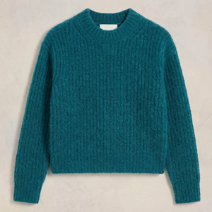 Suéteres de Mohair Personalizados OEM ODM para Hombre, Suéter de Jacquard Extra Grande de Mohair, Suéter de Punto con Cuello Redondo, Suéter Fuzzy Meeroos - Product Image 1