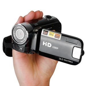 Opzioni nero-rosso 1 pezzo HD 1080P videocamera digitale 2.7 pollici 16X Zoom 270 gradi rotazione ricaricabile per bambini fotocamera - Product Image 4