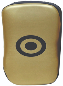 Protector de Patadas Curvo de Cuero Vacuno Tailandés de Primera Calidad, Color Negro, Superventas, el Mejor Diseño de Protectores de Patadas para Boxeadores - Product Image 2