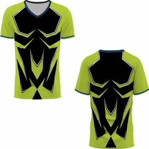 Maillot de handball professionnel personnalisé à col rond, design par sublimation, extensible, respirant, 100 % polyester - Product Image 3