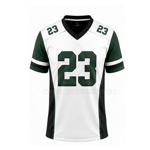 Maillot de sport athlétique haut de gamme, manches courtes, pour football américain, vêtements de sport d'équipe, tenue de match, vêtements de performance, vente en gros - Product Image 2
