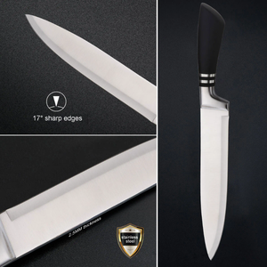 Juego de Cuchillos de Cocina de Alta Calidad de 5 Piezas, Juego de Cuchillos de Chef Profesionales de Acero Inoxidable con Hoja Afilada y Mango de Madera - Product Image 4