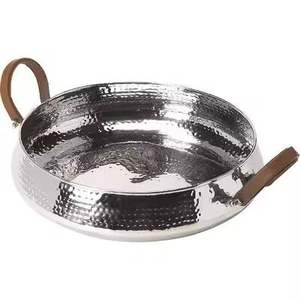 Bandeja de Metal para Espejo de Vanidad, Brillante, de Alta Calidad, con Acabado Plateado - Product Image 3