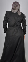 Magnifique Abaya islamique Hara Design en tissu de coton de bambou biologique écologique, léger, respirant, à manches longues, motif Paisley