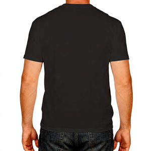 Men 100% Cotton Front Logo Pocket O-Neck <b>Collar</b> Short Sleeve Loose Fit <b>T</b>-<b>Shirt</b> 180g Heavyweight Knitted Breathable Quick Dry - Product Image 3