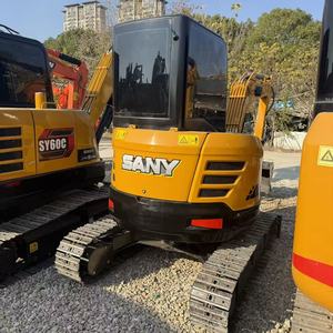 Mini-excavatrice sur chenilles hydraulique SANY SY35U 3,8 tonnes à rotation zéro, micro-pelle EPA Euro 5 pour la construction, l'agriculture et le jardinage - Product Image 4