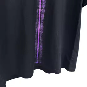 Nouveau T-shirt Homme 2025 – Style Rétro Urbain avec Broderie Personnalisée, Effet Délavé, Imprimé, en Polyester Tricoté Uni - Product Image 2