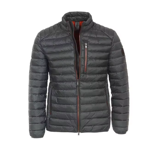 Chaqueta Acolchada de Invierno para Hombre, Diseño Personalizado de Alta Calidad, Cuello Alto Informal, Logotipo Frontal con Detalle Luminoso, Tejido Ligero - Product Image 5