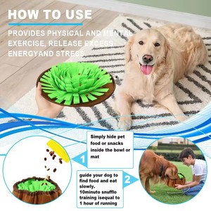 Tapis de reniflement personnalisé en feutre pour animaux de compagnie, puzzle interactif pour chien, tapis d'entraînement à la recherche de senteurs, mangeoire lente 36x10cm pour chiens de petite et grande taille - Product Image 2