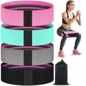 Ensemble de bandes de résistance en tissu GAF, équipement de gym élastique, bandes de résistance circulaires pour l'entraînement des hanches, pour femmes - Product Image 4