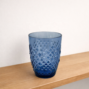 แก้วน้ำพลาสติกดีไซน์เพชร ทนทาน ไม่แตกหัก สำหรับงานแต่งงานและใช้ในบ้าน - Product Image 2