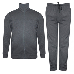 Pantalon de survêtement gris foncé léger et uni, avec cordon de serrage, coupe décontractée, longueur intégrale, respirant - Product Image 4