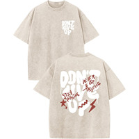 T-shirt en jersey surdimensionné à succès – Solution d'impression personnalisée pour broderie, DTF, DTG, transfert thermique, sérigraphie, délavage à l'acide