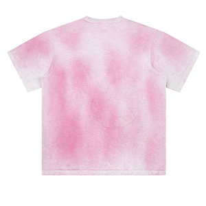 Camiseta de algodón grueso con efecto desgastado, estilo oversize, informal, ropa de moda urbana, proveedor directo de fábrica - Product Image 2