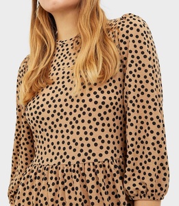 Vestido de verano de satén con estampado Floral de pantera hermosa para mujer, tejido Natural, lavable, decoración con cremallera, informal para uso diario - Product Image 1