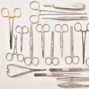 Juego de instrumentos de cirugía general veterinaria, herramientas quirúrgicas de grado alemán, kit quirúrgico veterinario de acero inoxidable en estuche. - Product Image 2