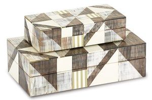 Elegantes Cajas de Joyería de Resina y Madera MDF para Mesa, con Superficie Lisa y Brillante y Múltiples Ranuras para Anillos, para un Almacenamiento Organizado - Product Image 2