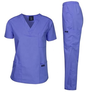 Conjuntos de uniformes médicos cómodos de Enfermería de hospital de verano OEM de alta calidad para médicos hechos de Spandex - Product Image 2