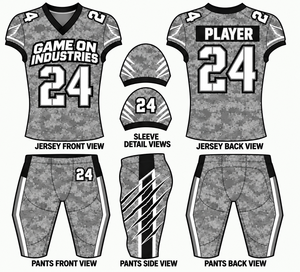 Uniformes de Fútbol Americano Personalizados en Colores y Tallas, Ligeros, de Manga Corta y Cuello en V, Ropa Deportiva para Equipos, OEM, Mejor Proveedor - Product Image 1