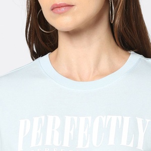 Camisetas de Verano para Mujer, Diseño Único, Precio de Fábrica, Secado Rápido, Transpirables, Ecológicas, 100% Algodón, Impresión Personalizable, Servicio OEM - Product Image 4