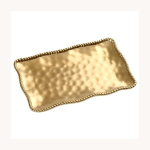 New Design Aluminium Food Serving <b>Tray</b> Customized Modern Serving <b>Tray</b> For Tea Coffee Snacks Dessert Use - Product Image 1