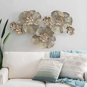 Elegant Indian Design Metal Iron <b>Wall</b> Art <b>Leaf</b> Pattern Wholesale Living Room Bedroom <b>Decorative</b> Accessories - Product Image 6