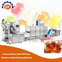 Ligne de production multifonctionnelle entièrement automatique pour la fabrication de bonbons gélifiés et de confiseries à base d'amidon, machine à fabriquer les bonbons gélifiés