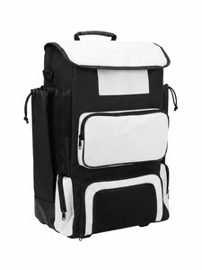 Sac de sport à roulettes en nylon avec plusieurs poches et poignée télescopique pour une utilisation en extérieur - Product Image 2