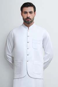 Vêtements indiens et pakistanais pour hommes, ensemble shalwar kameez avec gilet, vêtements ethniques de mariage haut de gamme, tailles, couleurs et designs personnalisés, nouveau look - Product Image 2