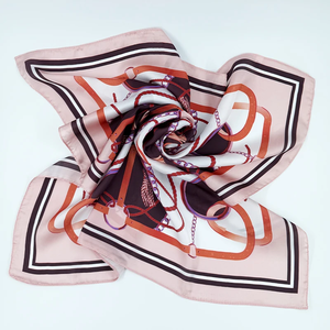 Bufanda de Cadena a Cuadros de 68 cm para Mujer, Bufanda de Fibra de Poliéster para Otoño e Invierno, Chal y Bufanda para el Cuello Modernos y Versátiles - Product Image 6