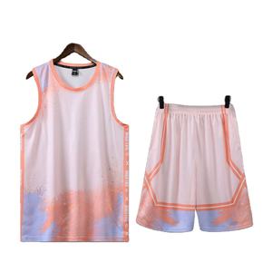 2024 ensemble de vêtements de sport de basket-ball unisexe personnalisé grande taille séchage rapide conception sublimée Unique respirant personnalisé Color4 basket-ball - Product Image 1