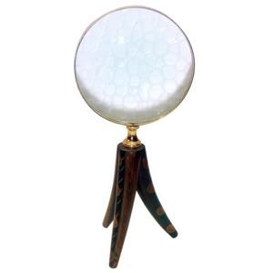 Diseño antiguo Venta al por mayor Aspecto vintage Alta calidad Nuevo diseño 2025 Lupa Color bronce Artesanía India Ojo de cristal Metal - Product Image 1