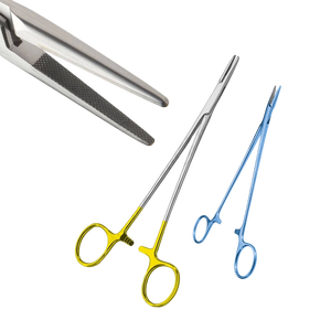 ที่ใส่เข็มไทเทเนียม23.0ซม. ที่ใส่เข็มตรงเครื่องมือผ่าตัดพื้นฐานทำจากสเตนเลสสตีลจากปากีสถาน - Product Image 1