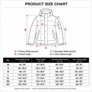 Factory Direct Winter Puffer Jacket Contrast Shoulder Design Warm Insulation Custom Embroidered Badge OEM D <b>Ring</b> Utility Detail - Product Image 6