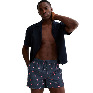 Nouveau style 2026 – Short de plage pour homme, épais, couleur unie, imprimé, séchage rapide - Product Image 1