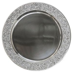 Assiette de présentation moderne en métal – Accessoire de décoration de table élégant pour la restauration fine, les mariages, les événements, les banquets et les présentations - Product Image 5